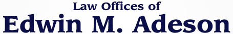 The Law Offices of Edwin M. Adeson Logo